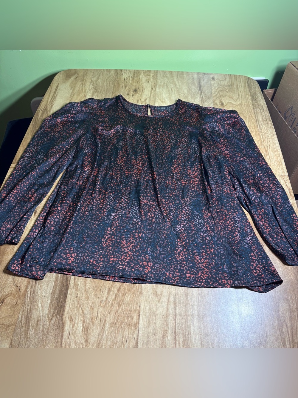 Torrid Multicolour Floral Stretch Lightweight Blouse Top Womens Plus Size 3
